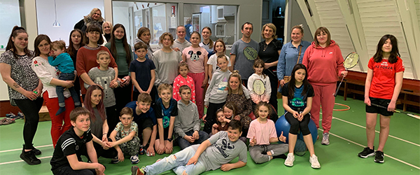 Sæby Badmintonklub havde for anden gang besøg af ukrainere Sæby Badmintonklub havde for anden gang besøg af ukrainere