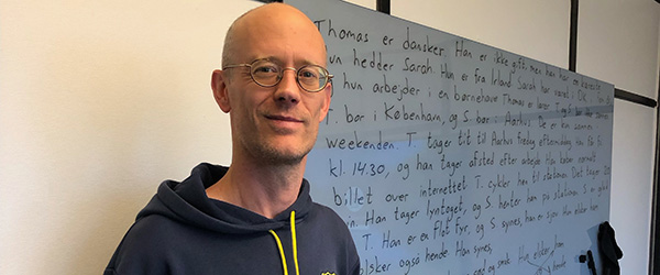 Joris Schulz Vil have skræddersyet danskundervisning