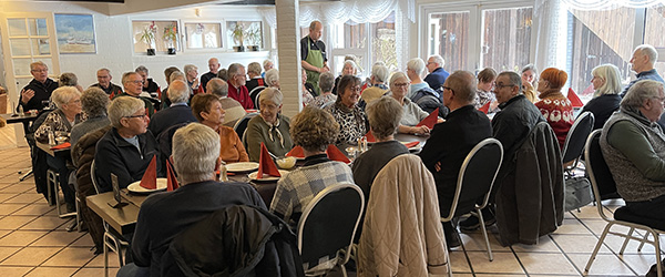 Ældre Sagens medlemmer på juletur til Børglum Kloster