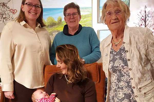5 generationer mødtes i Sæby