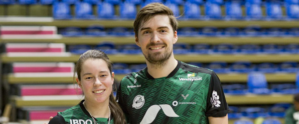 Arkivfoto. Mathias ses her sammen med Cheryl Seinen. Markant forstærkning: Mathias Christiansen tilbage i VEB