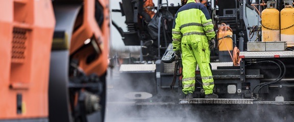 Foto: Vejdirektoratet Motorvej får ny asfalt ved Hjallerup