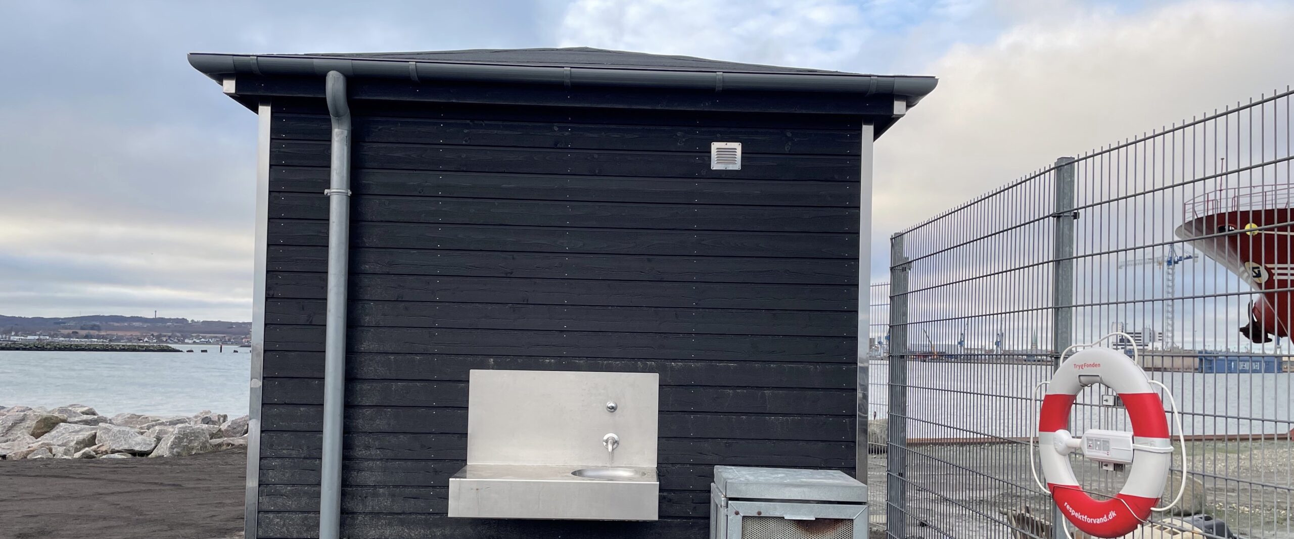 Nye toiletfaciliteter og parkerings-muligheder står klar på Nordre Mole ...