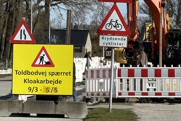 Kloakarbejde på Toldbodvej varer længere end først antaget