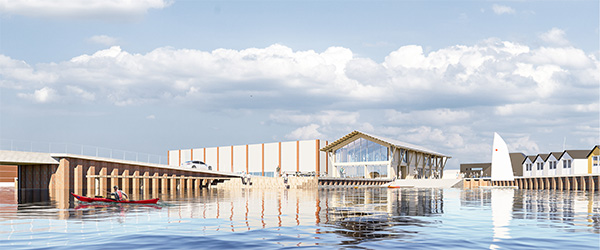 Vandsportens Hus som Sæby Havns kulturelle fyrtårn