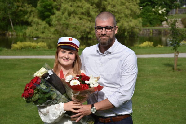 Første student på Frederikshavn Gymnasium Første student på Frederikshavn Gymnasium