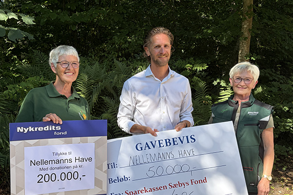 Nellemanns Have fik donation på ¼ million